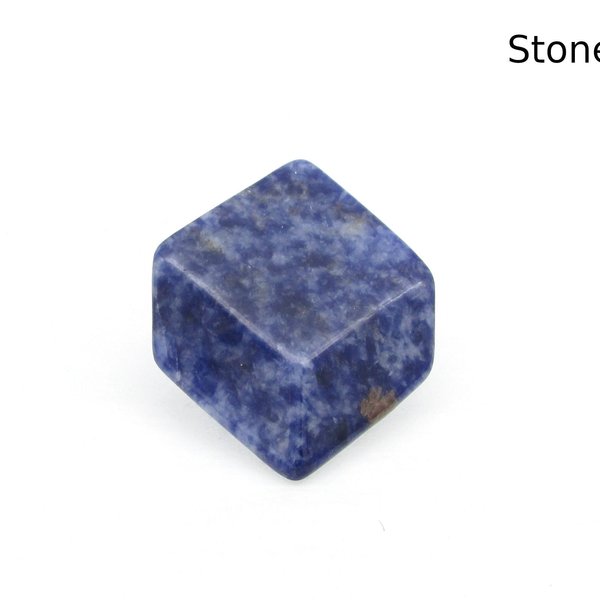 Rhomboid Cabochon, Dark Blue Sodalite 35x26.5mm 32.7ct Semiprecious Gem