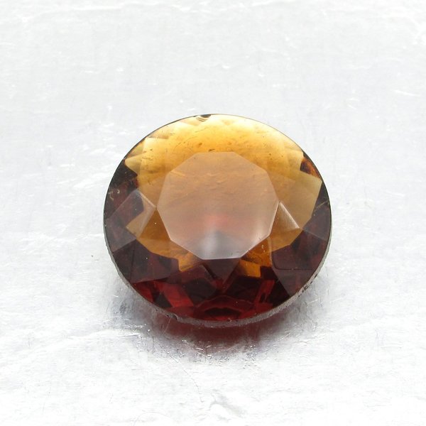 25.5mm Round Dentelle, Unfoiled Dark Topaz Rhinestone