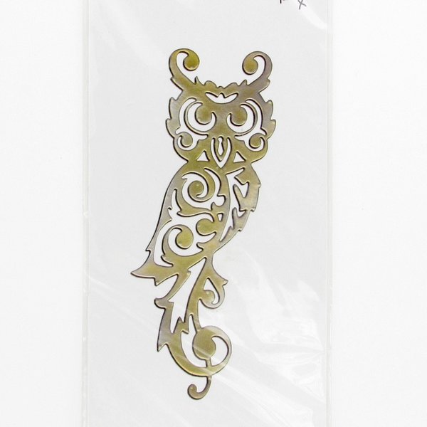 Regal Owl Cutting Die, NIP Sizzix Thinlits 660098 for Manual Embossing