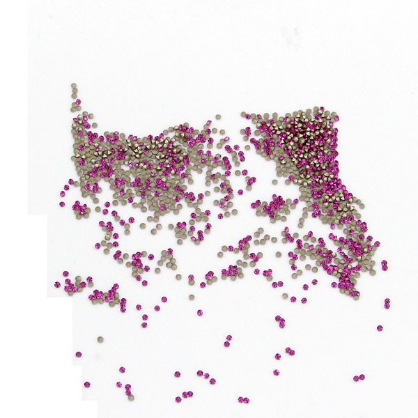 02pp Foiled Rhinestones, Extremely Tiny SS00 Preciosa Maxima Chatons 0.9mm