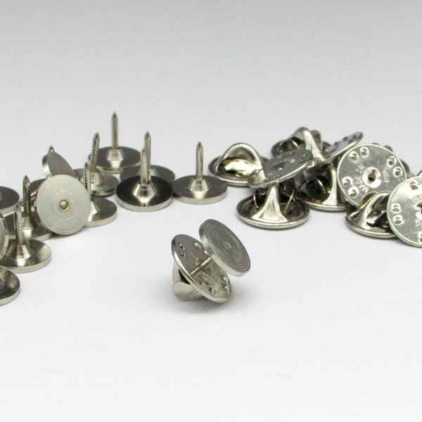 10mm Tie Tack Findings, Lapel Pin Posts and Clutches