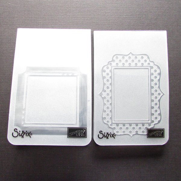 Fun Frames Sizzix Embossing Folder 2-Piece Set
